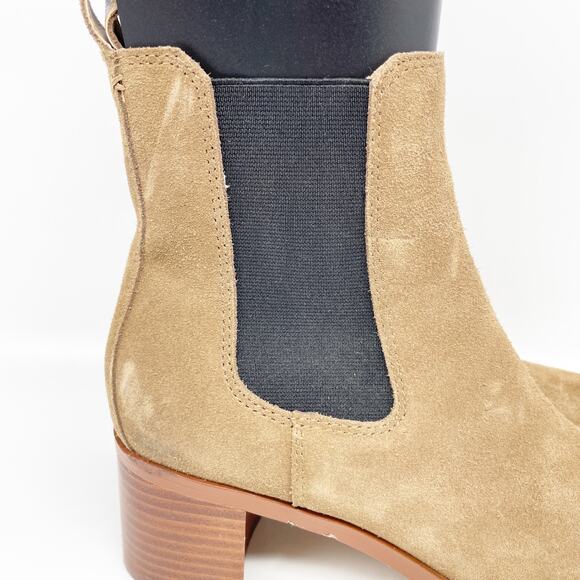 Steve Madden Women's Rockwell Chelsea Boot Tan Suede Size 8 M - Picture 11 of 13